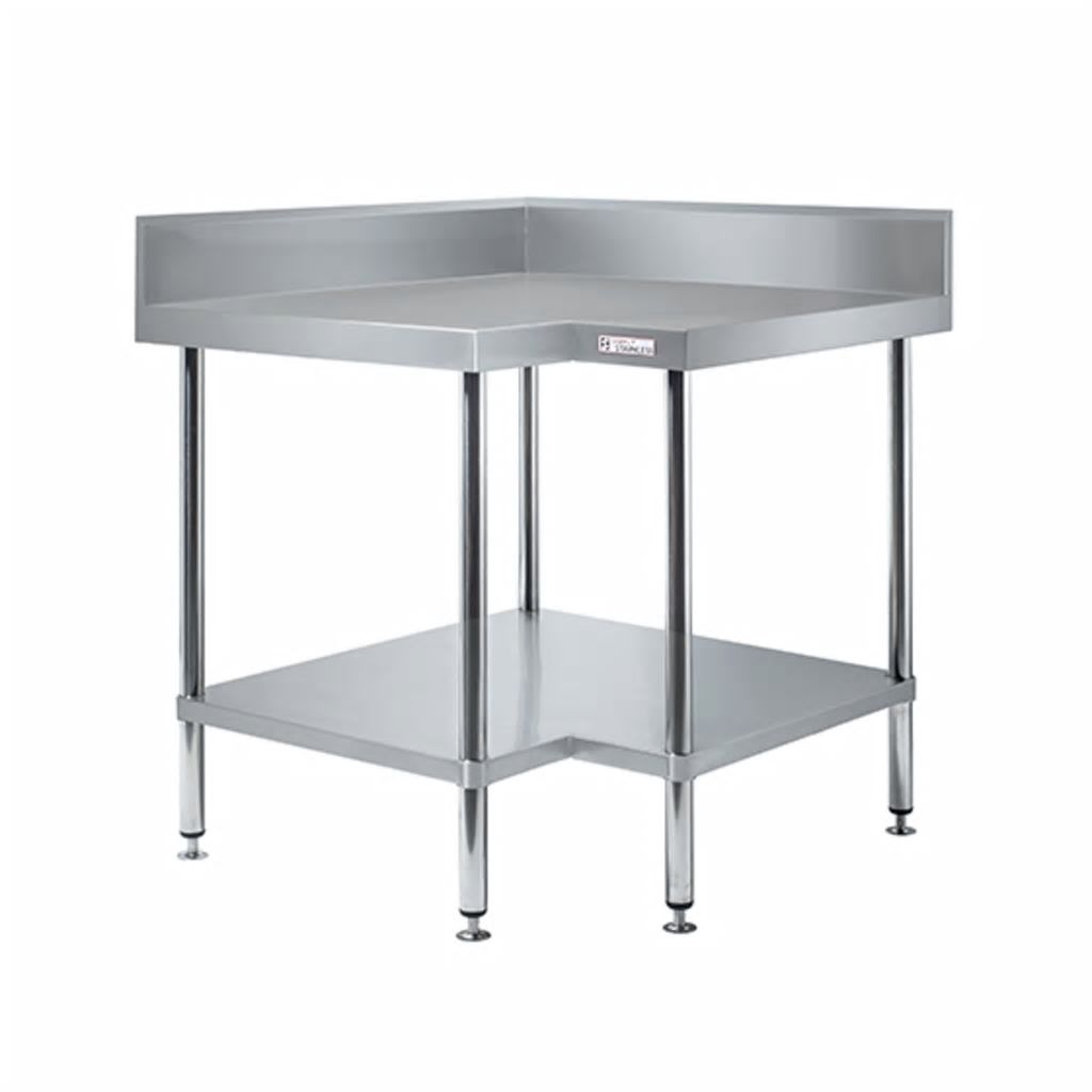 Simply Stainless Corner Bench With Splashback SS04.0900