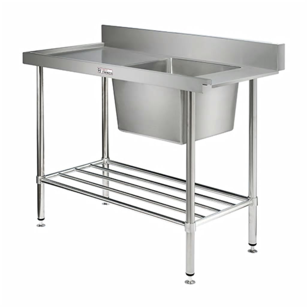 Simply Stainless Dishwasher Inlet Bench SS08.1200L