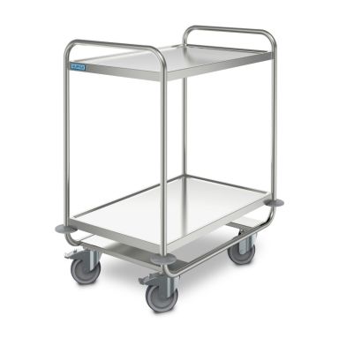 SSW-10X6-2 - Hupfer Clearing Trolley SS 2 Tier 1000 x 600mm.