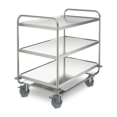 SSW-8X5-3 - Hupfer General Purpose HD Trolley - 3 Tier- 800 X 500mm shelves