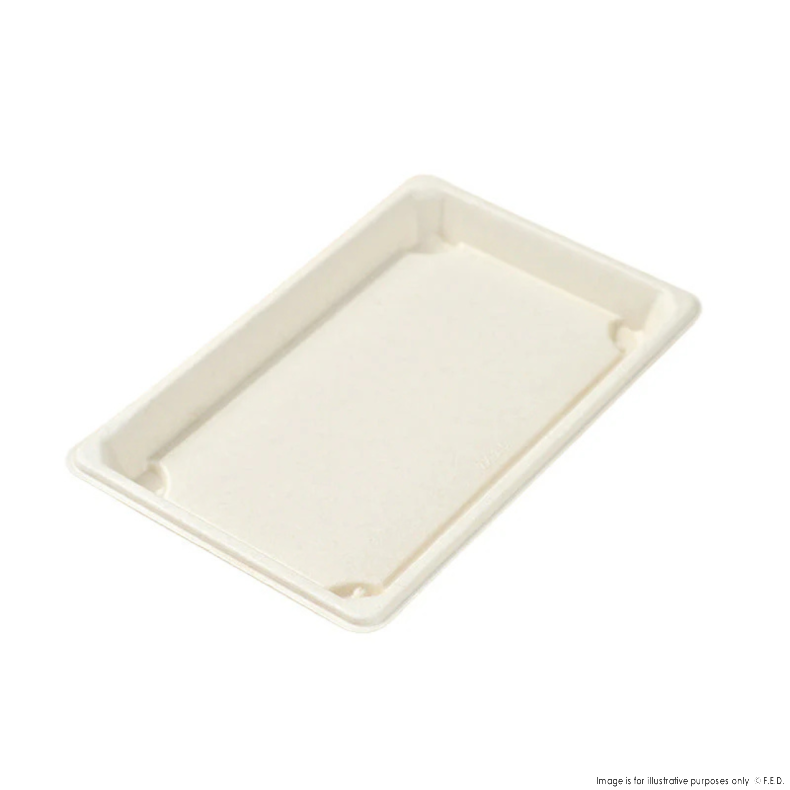 PakMax 8.5"*5.4"*0.8" Sugarcane Sushi tray - ST-15