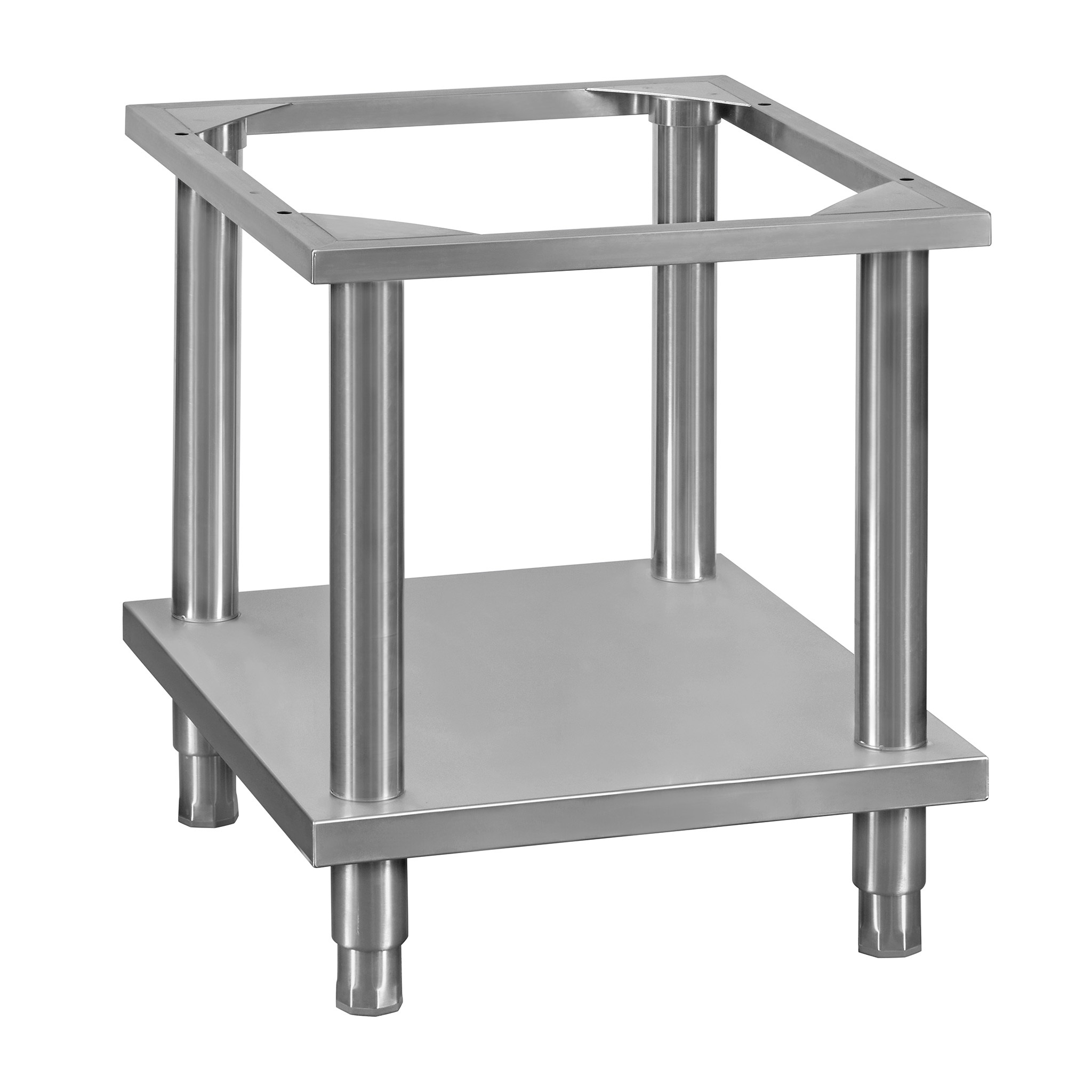 STD6 - Trueheat 600mm wide flat packed stand with shelf