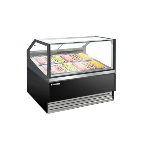 TM12 - ALL-FROZEN Sunshine 12 Serve-Over Gelato Case - Sunshine 12 - 10A Plug