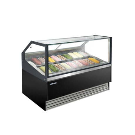 ETHA1710S - ALL-FROZEN Sunshine 18 Serve-Over Gelato Case - Sunshine 18 - 10A Plug