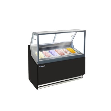 DE6 - ALL-FROZEN Sunshine 6 Serve-Over Gelato Case - Sunshine 6 - 10A Plug