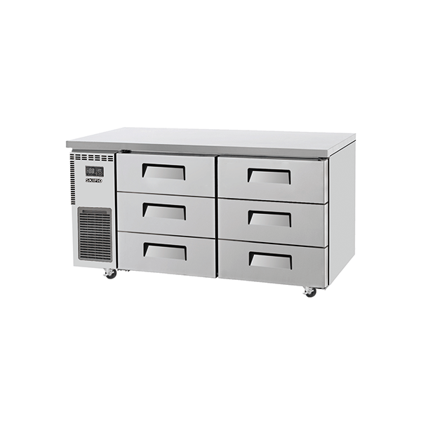 Skipio SUR15-3D-6 Under Counter Fridge - 6 Drawers