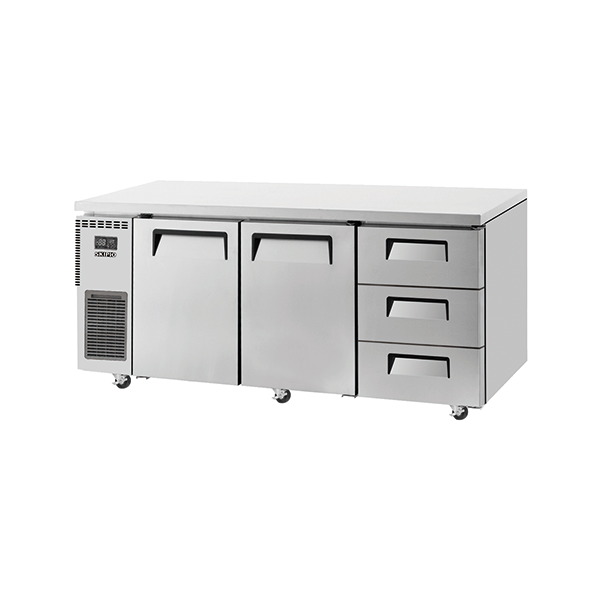 Skipio SUR18-3D-3 Under Counter Fridge - 2 Doors & 3 Drawers