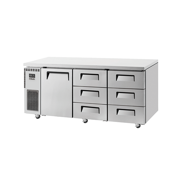 Skipio SUR18-3D-6 Under Counter Fridge - 1 Door & 6 Drawers