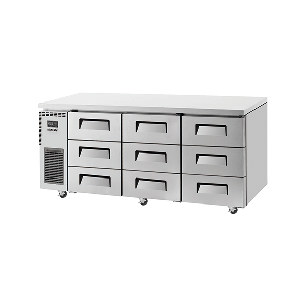 Skipio SUR18-3D-9 Under Counter Fridge - 9 Drawers