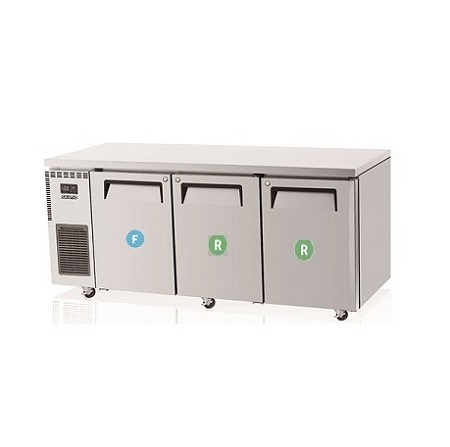 Skipio SURF18-3 Under Counter 3 Door Dual Temp Fridge / Freezer