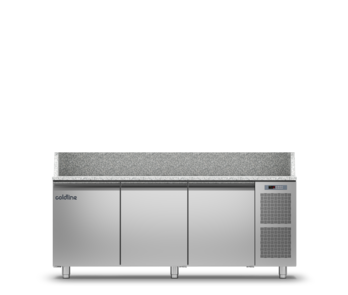 Coldline TZ17/1M - 3 Doors Prep Bench - With Top