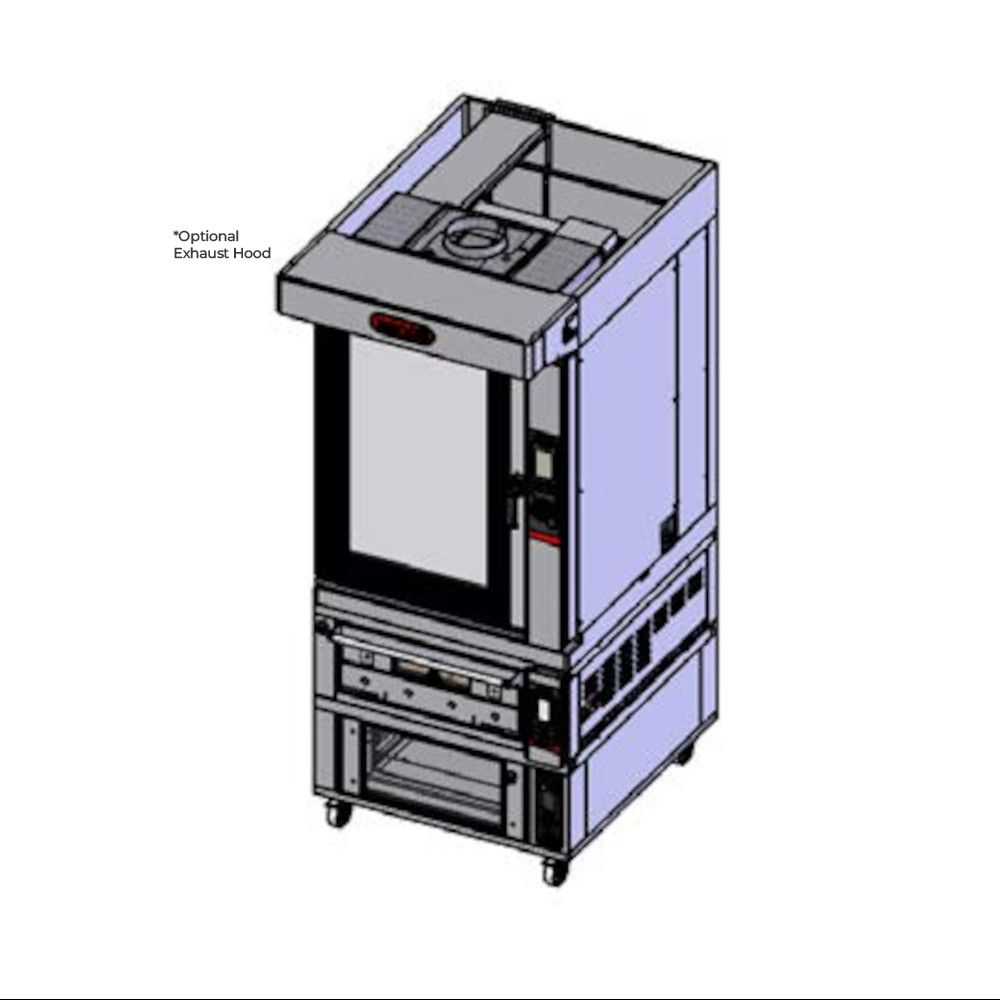 Zanolli TAE101P3 Combi Teorema Baking Tower -10-Tray Convection | 2-Tray Single Deck Oven | 6-Tray Prover.