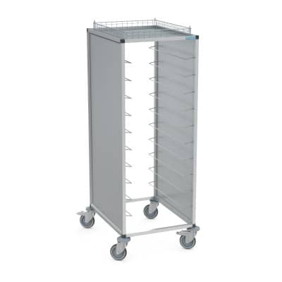 TAWALU-1-20-GN - Hupfer Tray Trolley. Aluminium. 20 X GN 1.1 Capacity with Side Panels