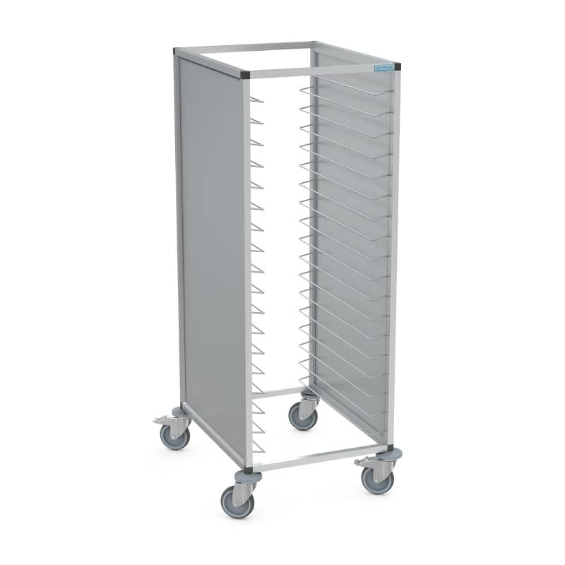 TAWALU-1-36-GN - Hupfer Tray Trolley. Aluminium. 36 X GN 1.1 Capacity with Side Panels