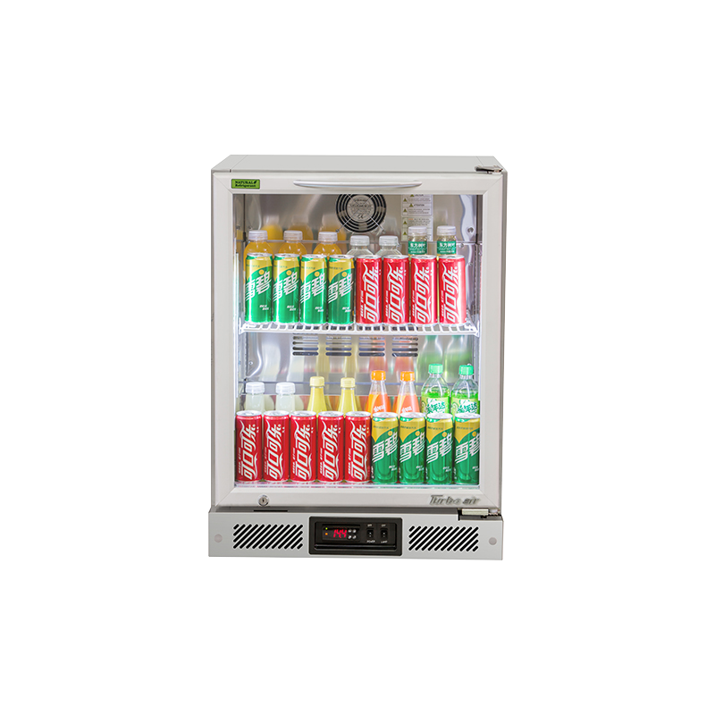 Turbo Air TB6-8H-SWSSS-N Back Bar Refrigerator – 1 Door Swing Glass Doors, Back Mounted, Stainless Steel, Stainless Trim