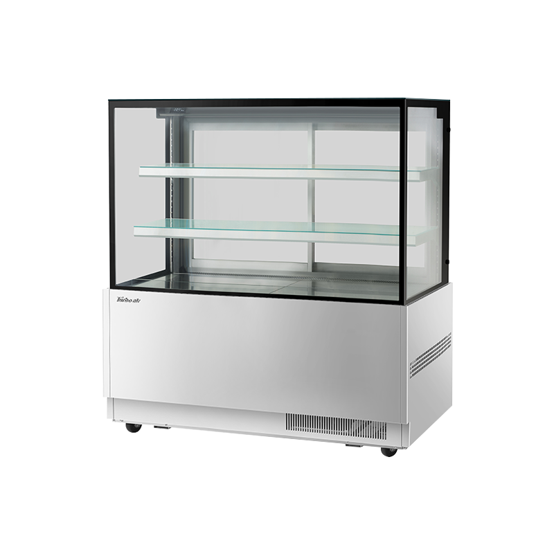 Turbo Air TBP1500-2-N Refrigerated Cake Display Case – 2 Sliding Doors, 2 Shelves (3 Tier), Heated Double Glass, Stainless Steel