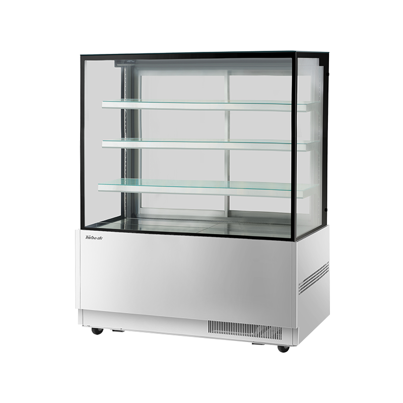 Turbo Air TBP1500-3-N Refrigerated Cake Display Case – 2 Sliding Doors, 3 Shelves (4 Tier), Heated Double Glass, Stainless Steel
