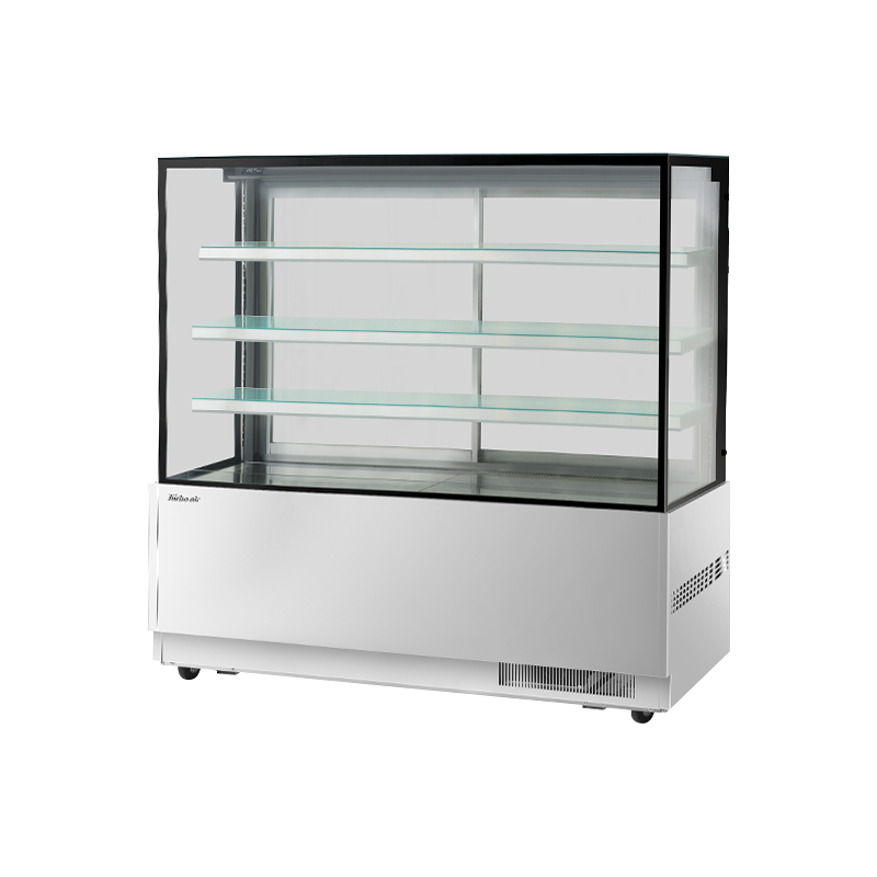 Turbo Air TBP1800-3-N Refrigerated Cake Display Case – 2 Sliding Doors, 3 Shelves (4 Tier), Heated Double Glass, Stainless Steel