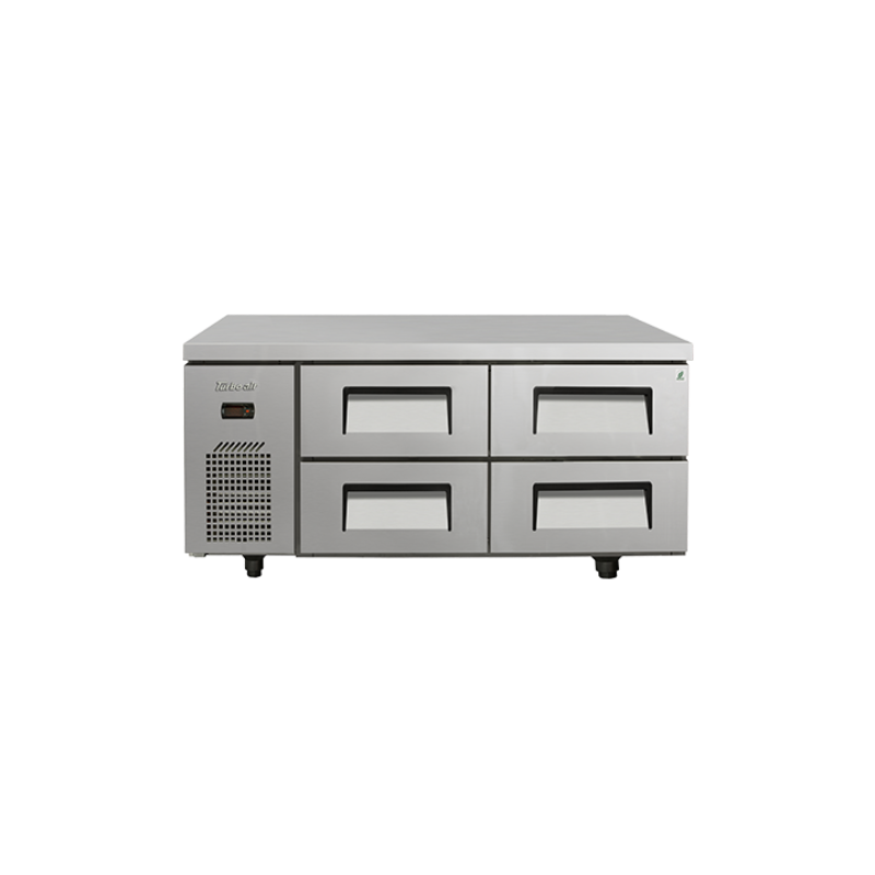 Turbo Air TCB12-4-N Chef Base Refrigerator – 4 Drawers, Fits Up To 4× GN 1/1 (150mm), GN Pans Not Included