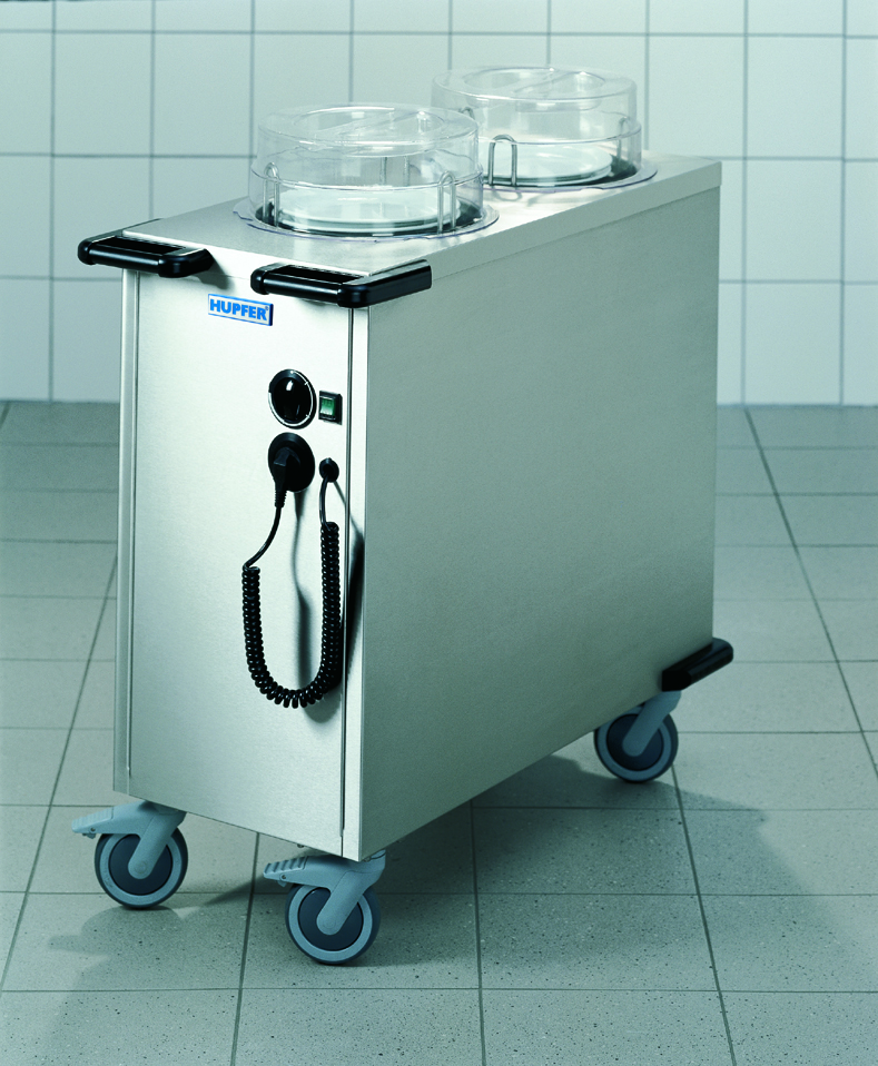 TEH-2-V19-26 - Hupfer TEH-2 V19-26 MOBILE PLATE DISPENSER HEATED 190-260mm PLATES