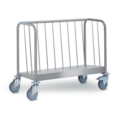 TETW-1-26-N - Hupfer Mobile Plate Trolley . Low Version. Single Sided