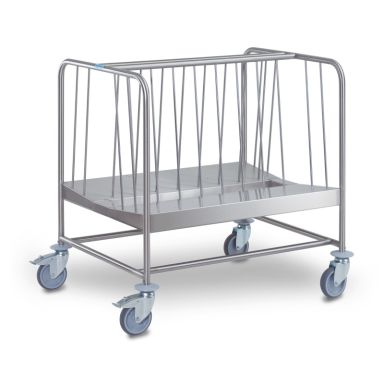 TETW-2-26-H - Hupfer Mobile Plate Trolley. High Version. Double Sided