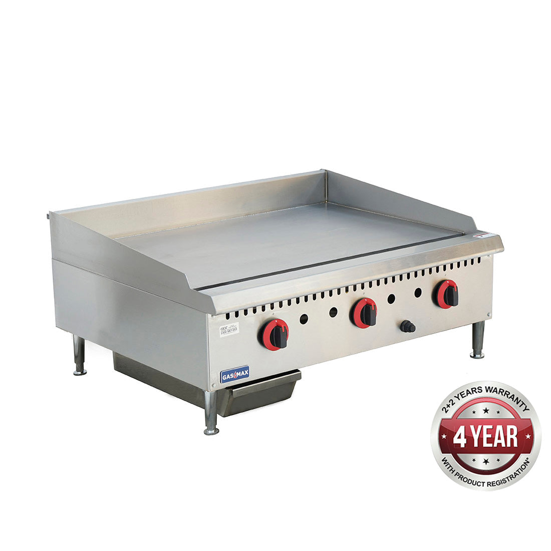GasMAX Three Burner Ng Griddle Top GG-36