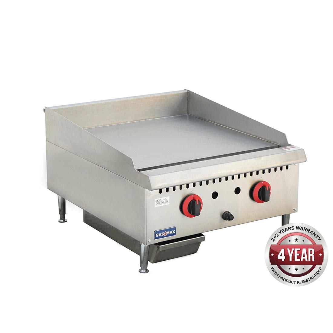 GasMAX Two Burner Ng Griddle Top GG-24