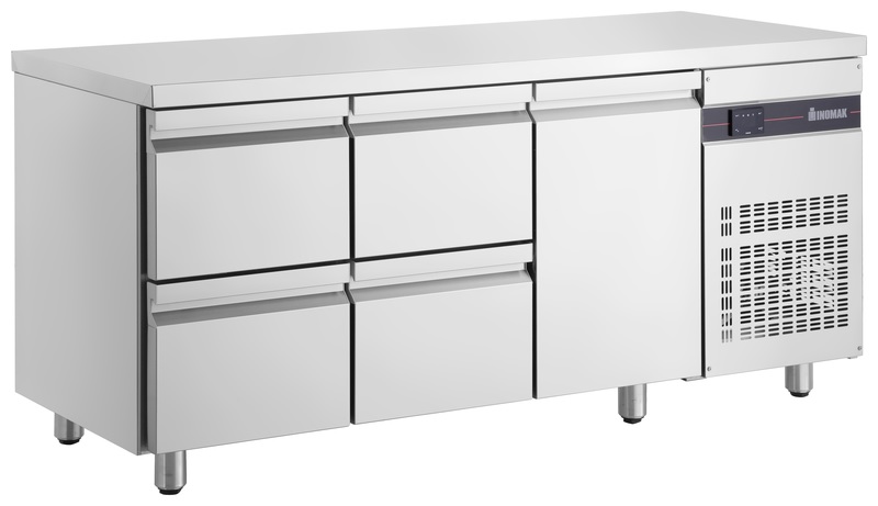 Inomak UBD4000 Under Bar Drawer Fridge 1 Door / 4 Drawers
