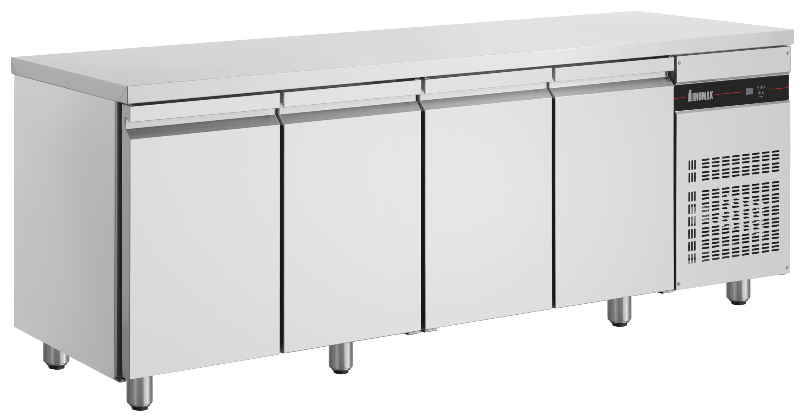 Inomak UBI7224 Undercounter Fridge 4 Door