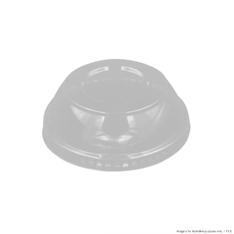 PakMax 117mm PET Deli Container Dome Lid - DL-117C-PET-LID