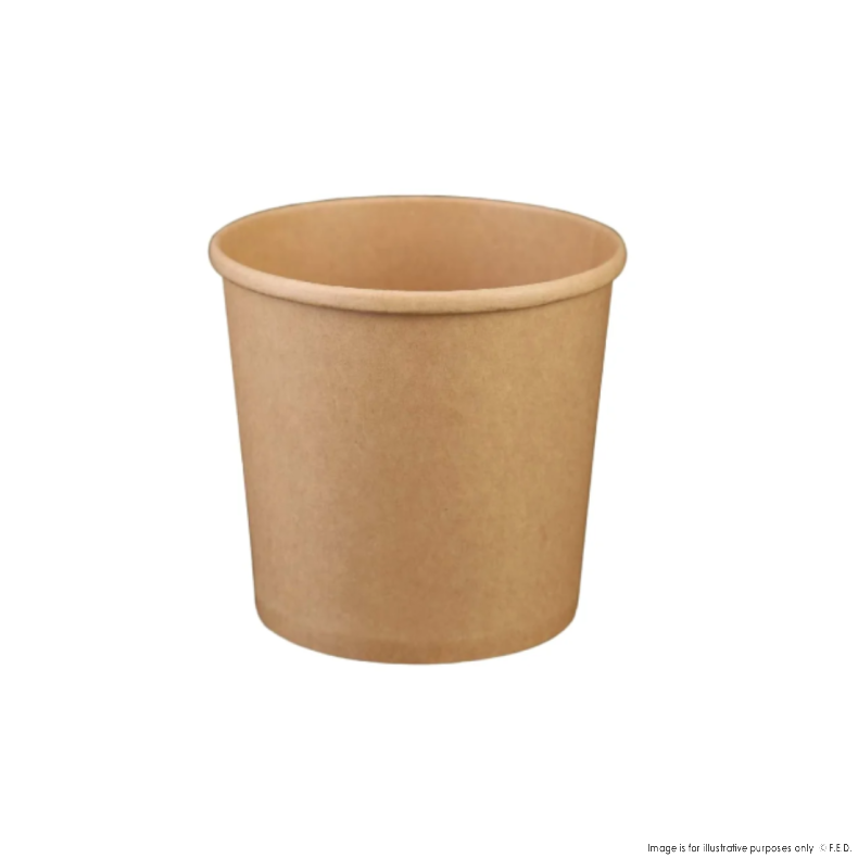 PakMax KRAFT 16oz Paper Deli Container - DELI-96-16K