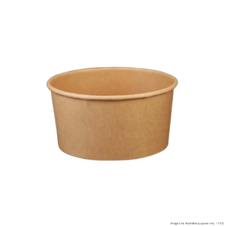 PakMax 500ML Kraft Paper Salad Bowl - KPSB-45H-500