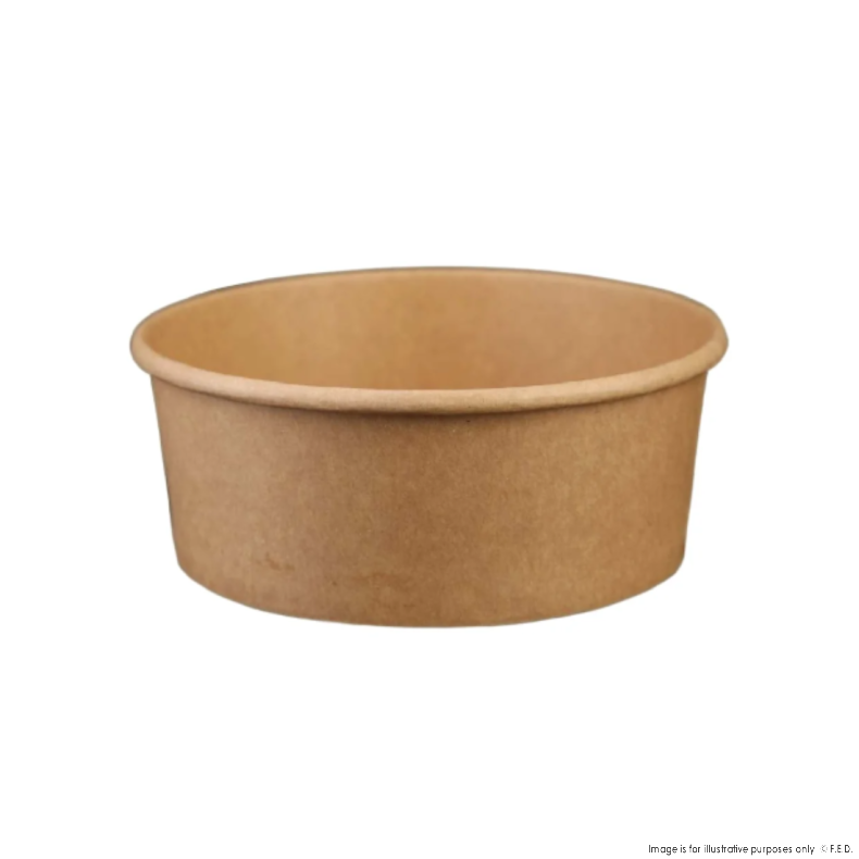 PakMax 750ML Kraft Paper Salad Bowl - KPSB-60H-750