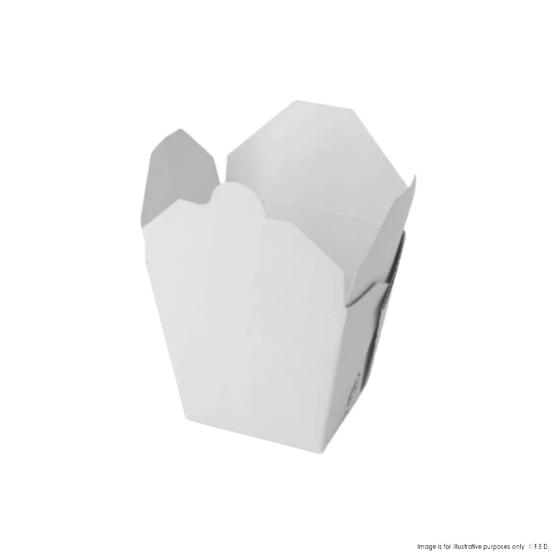 PakMax White 16oz Food Pails - FP-16W