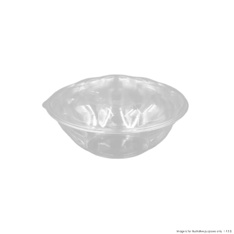 PakMax PET Rose Salad Bowl Combo 24oz - RSBC-24C