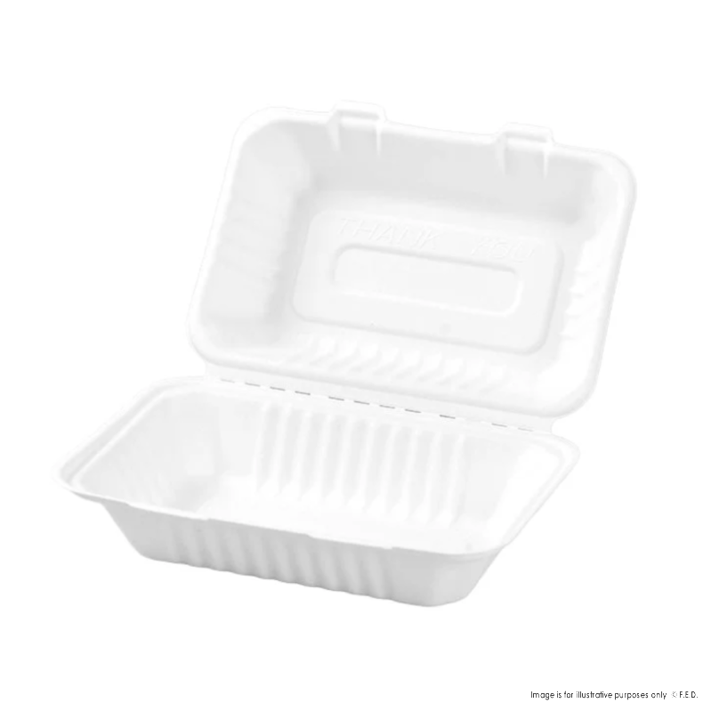 PakMax 9*6" Sugarcane Clamshell - CS-96