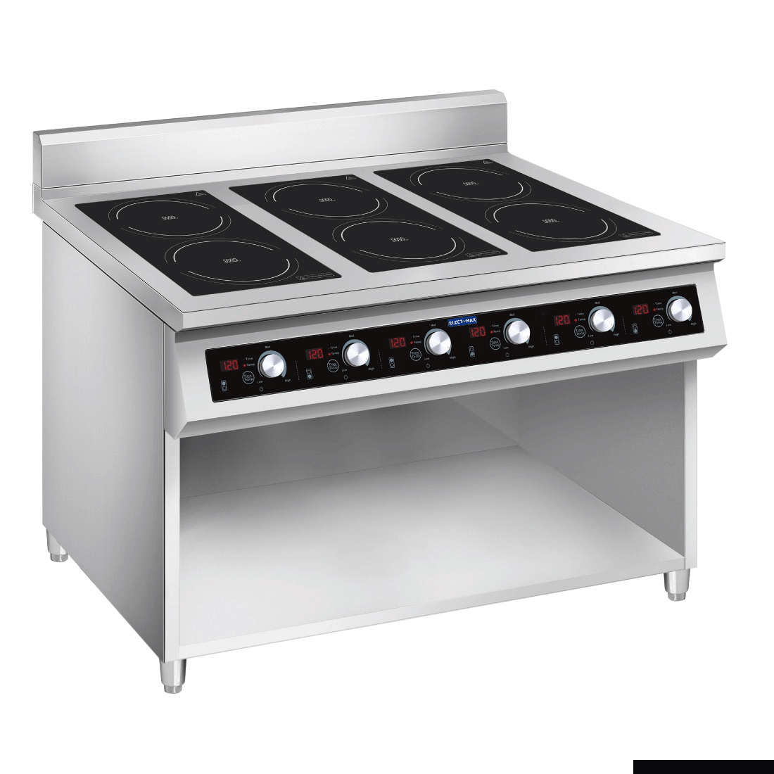 ElectMax 900 Series Induction 6 Buner Cooker with Splashback EIC9-1200P