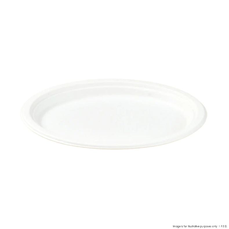 PakMax 10" Sugarcane Oval Plate - PL-O10
