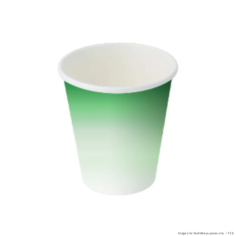 PakMax 8oz 80mm Single Layer Cold Paper Cup - SLCPC-80-8G