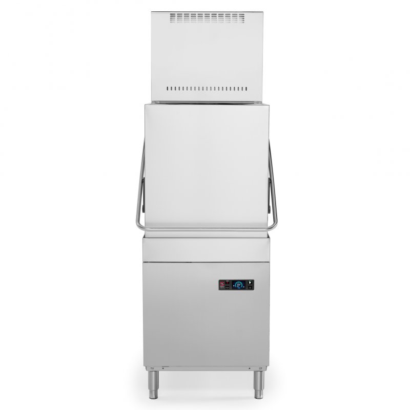 PASS THROUGH DISHWASHER with drain pump - pressure pump - detergent/rinse aid dosing equipment - steam condensing unit