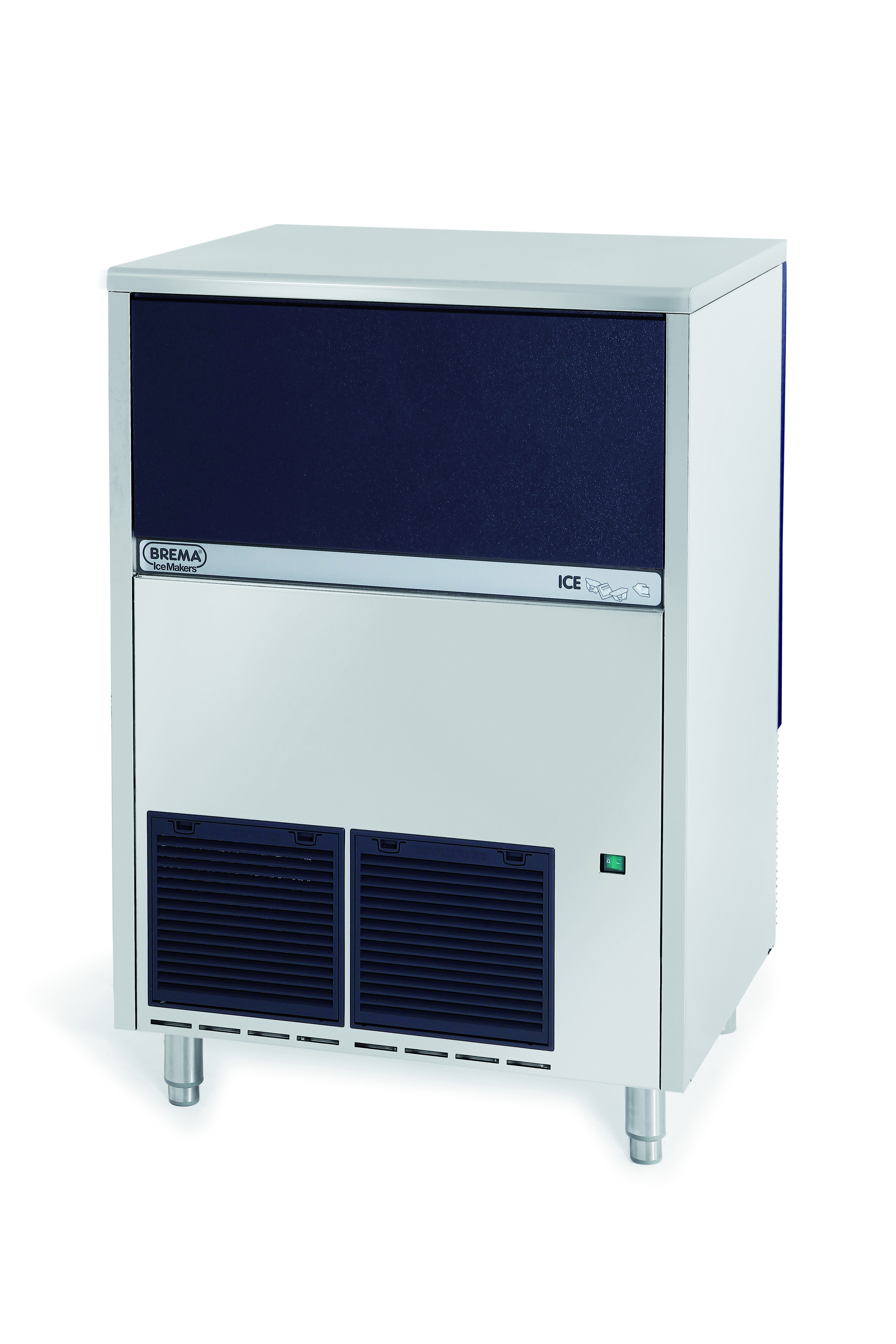 VB250A - Brema 7G Ice Maker With Internal Storage Bin. Up To 105Kg Prod. 35Kg Storage