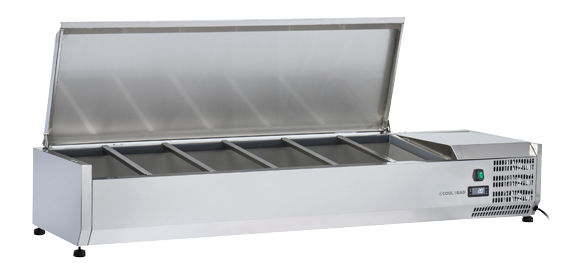Anvil VRX1500S Refrigerated Ingredient Unit with Stainless Steel Lid