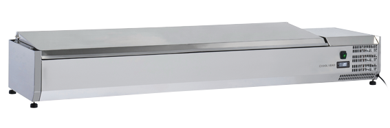 Anvil VRX1800S Refrigerated Ingredient Unit with Stainless Steel Lid