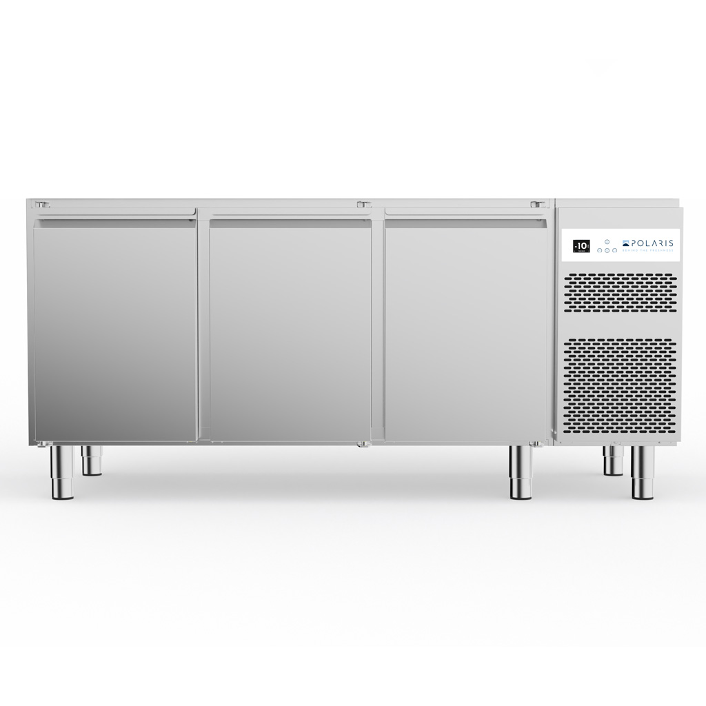 Polaris W25-03 BT H710 S - Self Contained 3-Door Under Bench Freezer without Working Top - 279 Litre