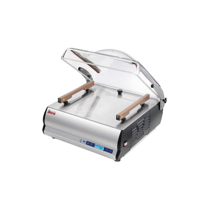Sirman W8 TOP 50 DX DB Vacuum Chamber Sealer with 20 mc/hr vacuum pump, Double 410mm Sealing Bars, inbuilt AOR and SAN03 technology - S3350281078DX2-1