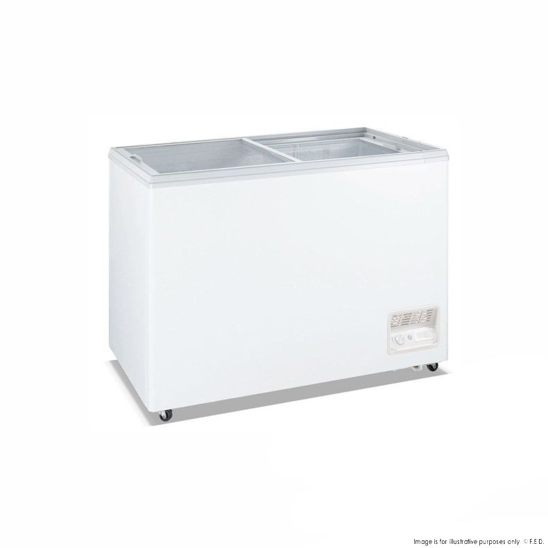 2NDs: Thermaster Heavy Duty Chest Freezer with Glass Sliding Lids - WD-400F-QLD329