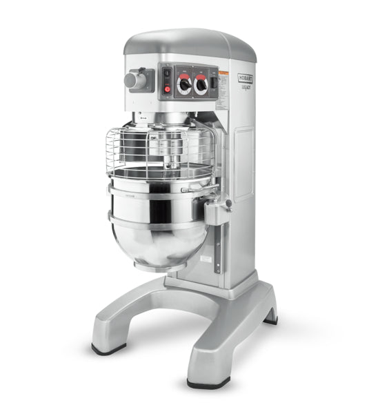 Hobart HL600-20STDA-C - 60 Quart Planetary Mixer With Bowl, Beater, Whip, Dough Hook & Bowl Truck 