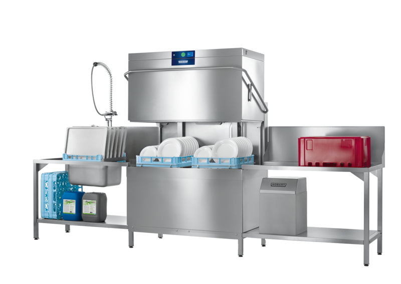 Hobart AMXT-R - PROFI Twin W/ Vapostop & Drain Heat Recovery Dishwasher