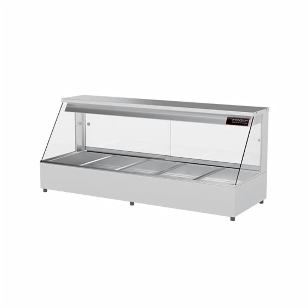 Woodson 5 Module Straight Hot Food Display W.HFS25